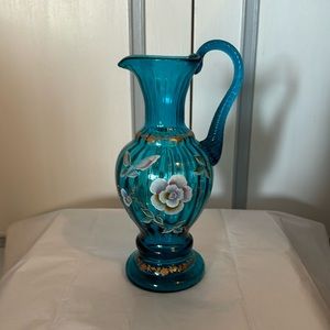 Fenton Hand Painted Pitcher